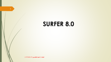 شرح Surfer 8 صورة كتاب