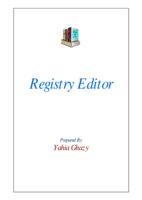 تعلم Registry Editor صورة كتاب