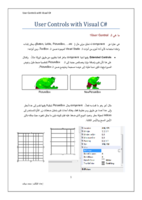 تصميم User Control في C# صورة كتاب