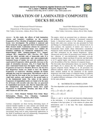  VIBRATION OF LAMINATED COMPOSITE DECKS BEAMSصورة كتاب