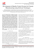 Development of Quality Control System for Cement Manufacturing using Software Techniques  صورة كتاب