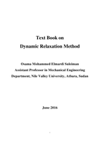  Text Book on Dynamic Relaxation Methodصورة كتاب