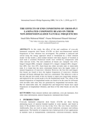 THE EFFECTS OF END CONDITIONS OF CROSS-PLY LAMINATED COMPOSITE BEAMS ON THEIR NON-DIMENSIONALIZED NATURAL FREQUENCIES صورة كتاب