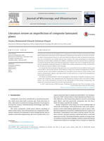 Literature review on imperfection of composite laminated plates صورة كتاب