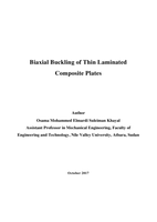  Biaxial Buckling of Thin Laminated Composite Platesصورة كتاب