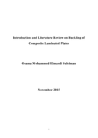  Introduction and Literature Review on Buckling of Composite Laminated Platesصورة كتاب