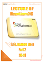 شرح access 2007  الجزء الثانى صورة كتاب