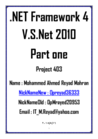 .Net FrameWork 4.0 - Part one صورة كتاب