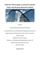  Deflection of Rectangular Laminated Composite Plates using Dynamic Relaxation Methodصورة كتاب