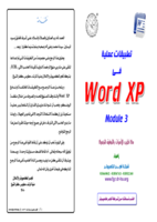 شرح حزمة الWord  في الICDL صورة كتاب