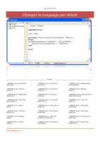 تغيير لغة النظام بلغة الدلفي صورة كتاب