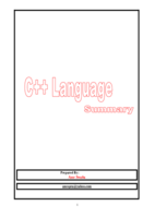 مقدمة في البرمجة بلغة ++C صورة كتاب