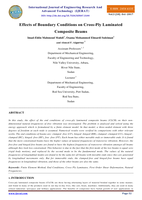 Effects of Boundary Conditions on Cross-Ply Laminated Composite Beams صورة كتاب