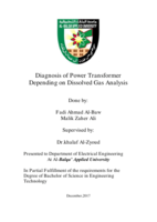 Dissolved Gas Analysis صورة كتاب
